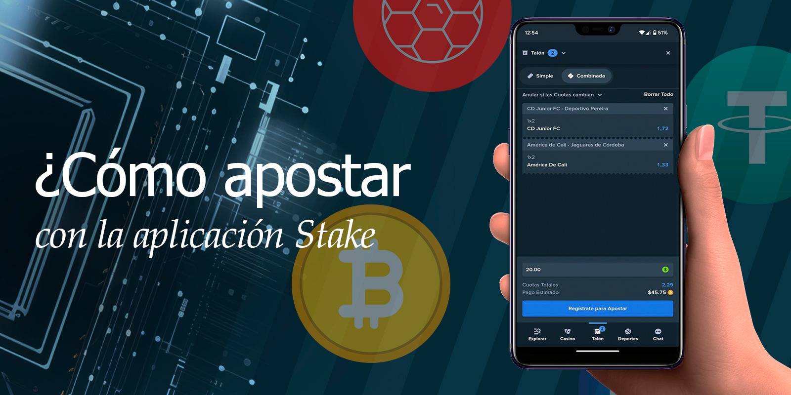 Guía paso a paso para apostar a través de la aplicación Stake