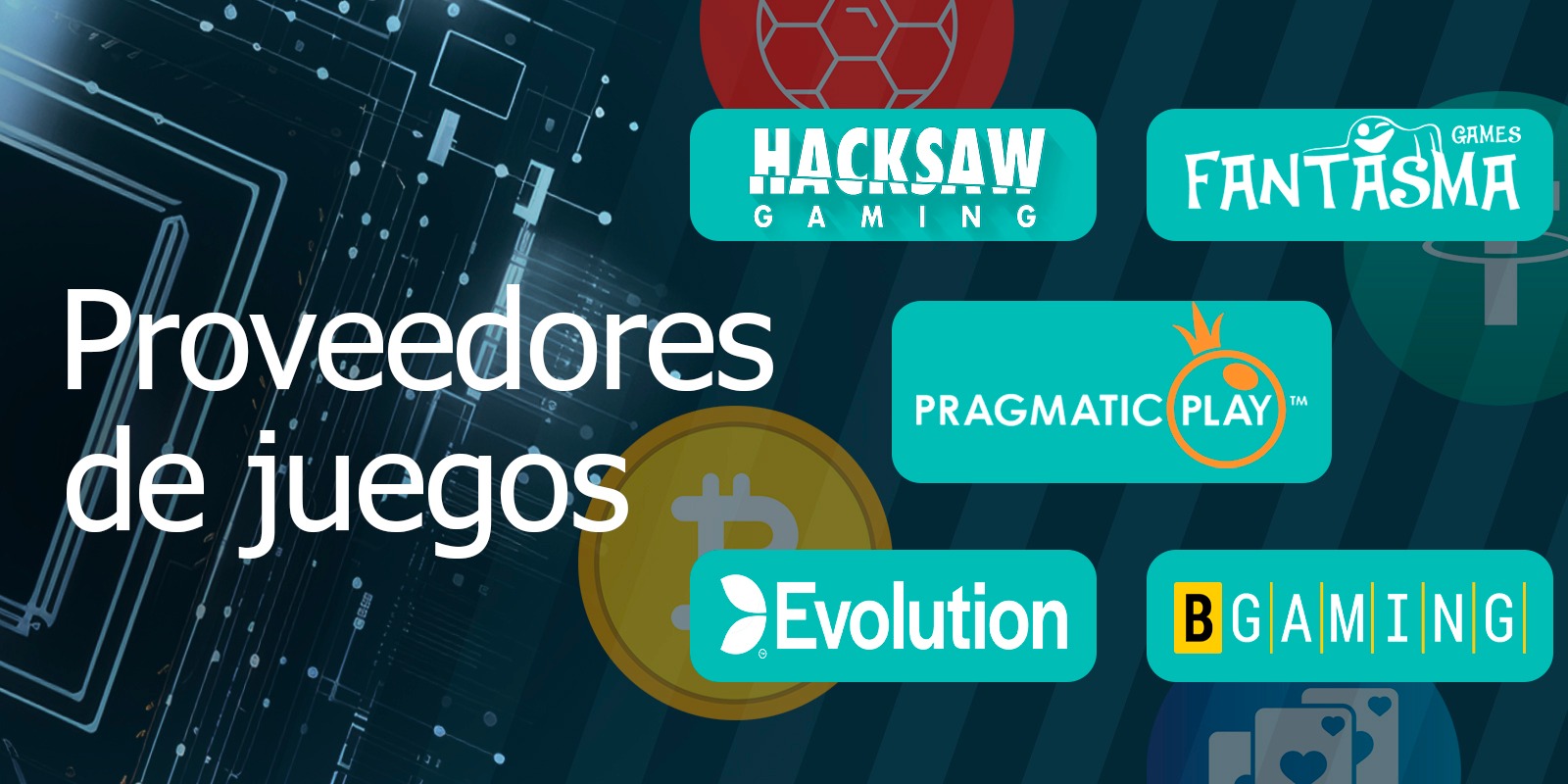 Proveedores de juegos en Stake Casino