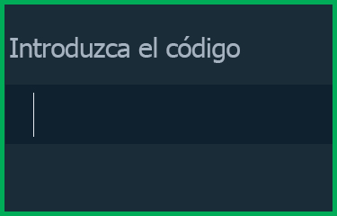 Introduzca el código