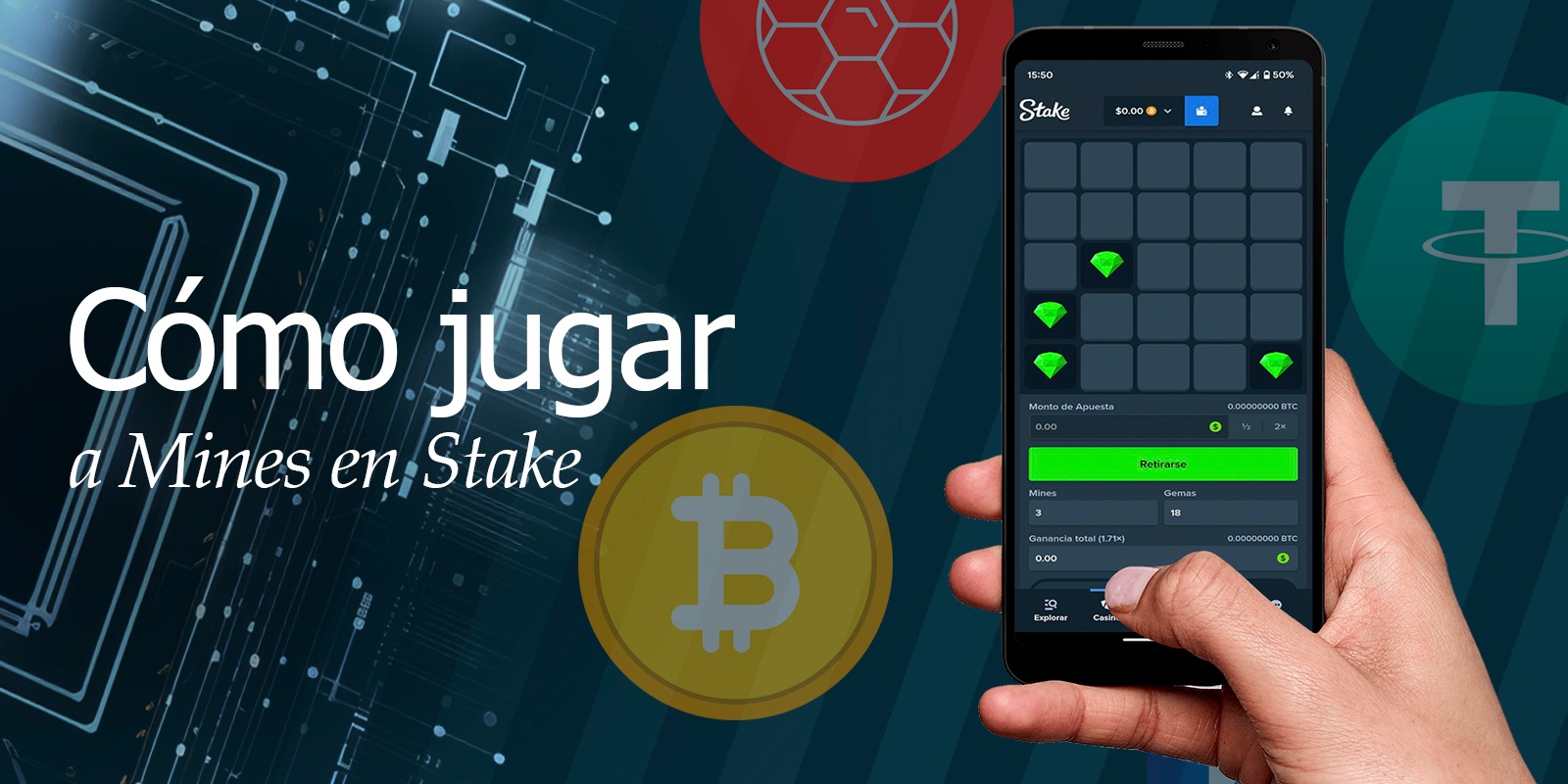 Cómo empezar a jugar a Mines en la plataforma Stake